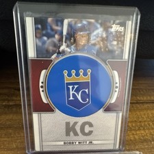 2023 Topps Series 1 Bobby Witt Jr. Team Logo Patch Relic Royals TLP-BW