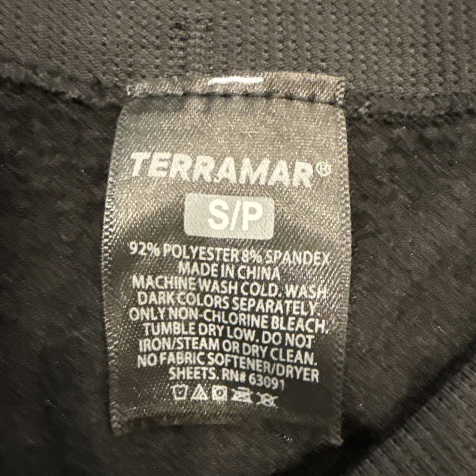 Leggings Terramar para mujer talla S/P Performance capa base - negros suaves  Foto 4 de 4