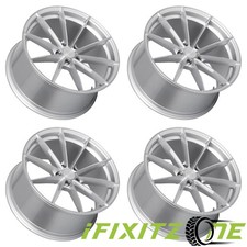 Dolce Veloce 20x10 5x114.3 40mm Gloss Silver Machined Face 20 Inch Rim Set Of 4