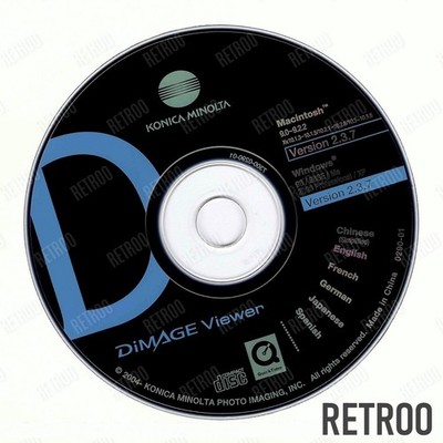 Konica Minolta Dimage Viewer Software Ver. 2.3.7 Digitalkamera Windows & Mac