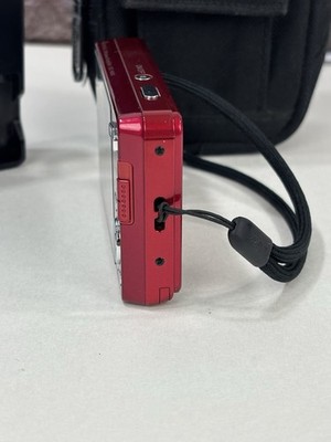 Sony Cyber-shot DSC-W560 14.1MP Digital Camera - Red for sale