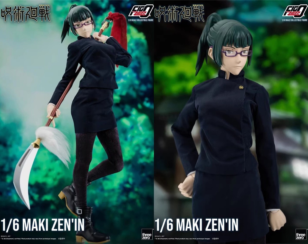 New Threezero 3Z04130M0 Jujutsu Kaisen Zenin Maki 1/6 Action
