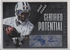 2014 Certified Potential Mirror Signatures 39/399 Shaquelle Evans Shaq Auto 0u7