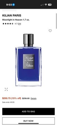 Kilian Moonlight In Heaven 1.7 fl oz Unisex Eau de Parfum