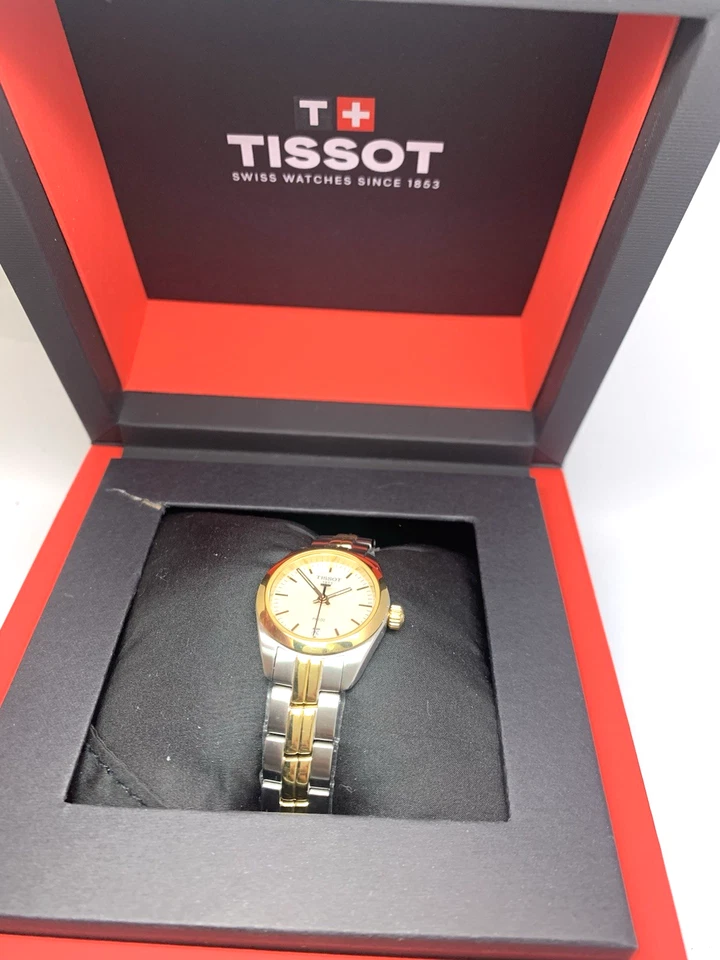 Женские кварцевые часы Tissot PR100 25 мм перламутровый циферблат T1010102211100 - Изображение 3 из 4