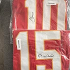 New ListingKansas City Chiefs Tyreek Hill & Pat Mahomes Original Signed Football Jerseys