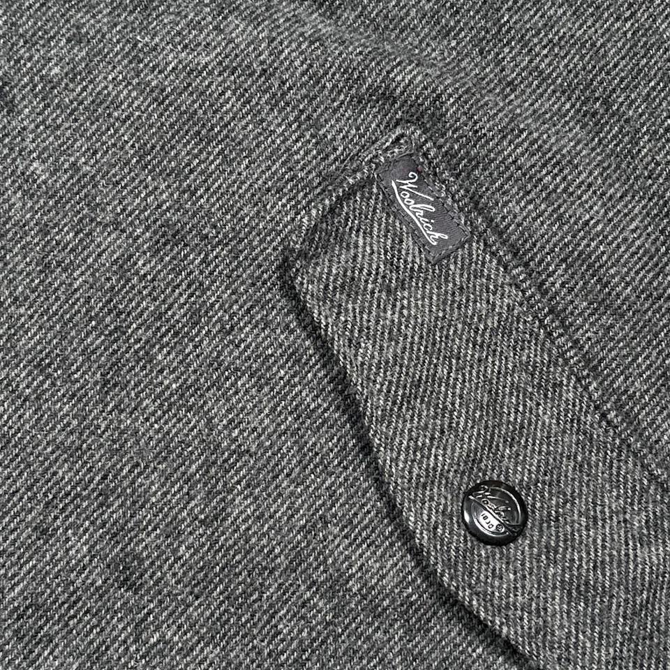 Woolrich Bear Claw Wool Blend Gray Insulated Vest Jacket Mens Medium - Image 4 of 4