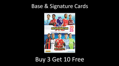 Panini Adrenalyn XL Premier League PLUS 2025 (2024/25) Base & Signature Cards