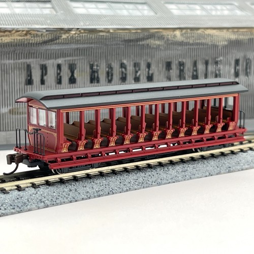 Coche de excursión Bachmann escala N 19397 Jackson Sharp lado abierto sin letras | Condition: Used