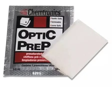 Chemtronics CP410 Optic Prep 65% IPA Presaturated Wipes, 50 ct