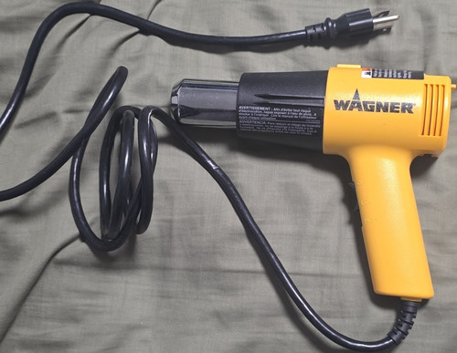 Wagner 0503172 Industrial Heat Gun 120VAC 10AMP 1200W Yellow