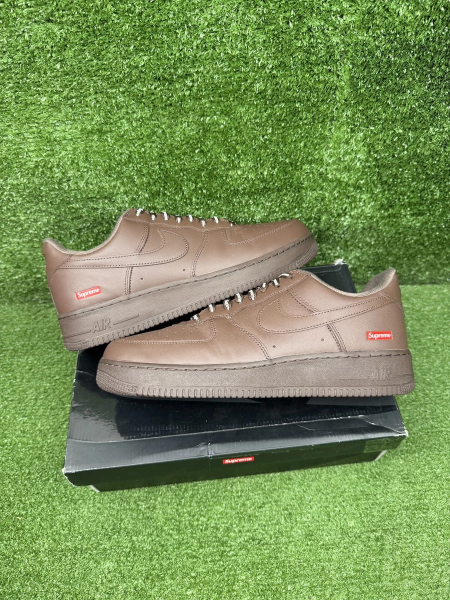 Nike Supreme x Air Force 1 Low Box Logo - Baroque Brown for Sale