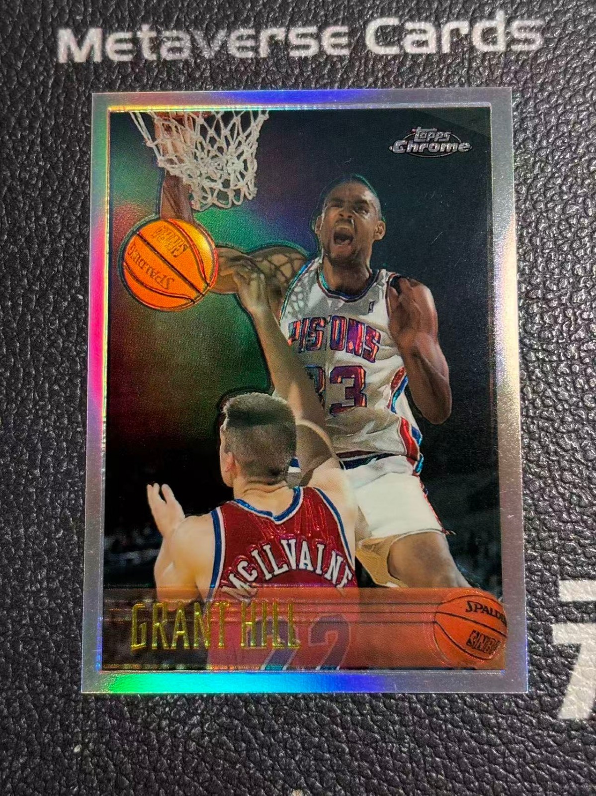 1996-97 Topps Chrome Refractor Grant Hill ##100