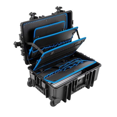 B&W International Jumbo 6700 Outdoor Tool Case Black Damaged Travel Storage