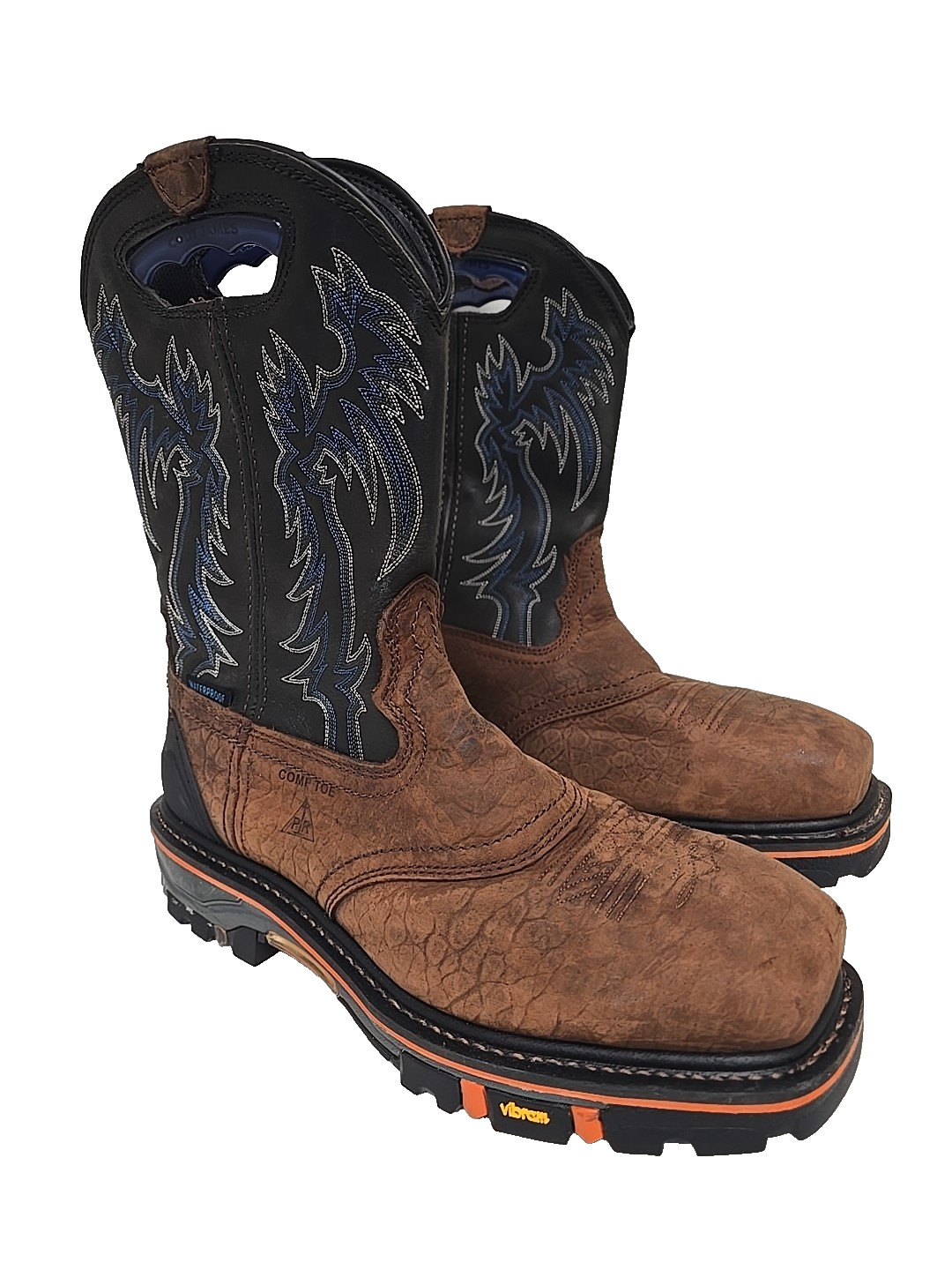 's 11" Decimator Waterproof Comp Toe Work Boot Nano Dbp-2 Si