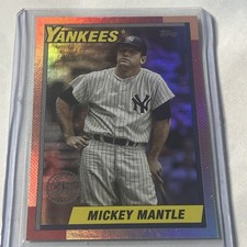 2025 Topps Update Series - 1990 Topps Baseball Mickey Mantle #U90-43 Pink Foil