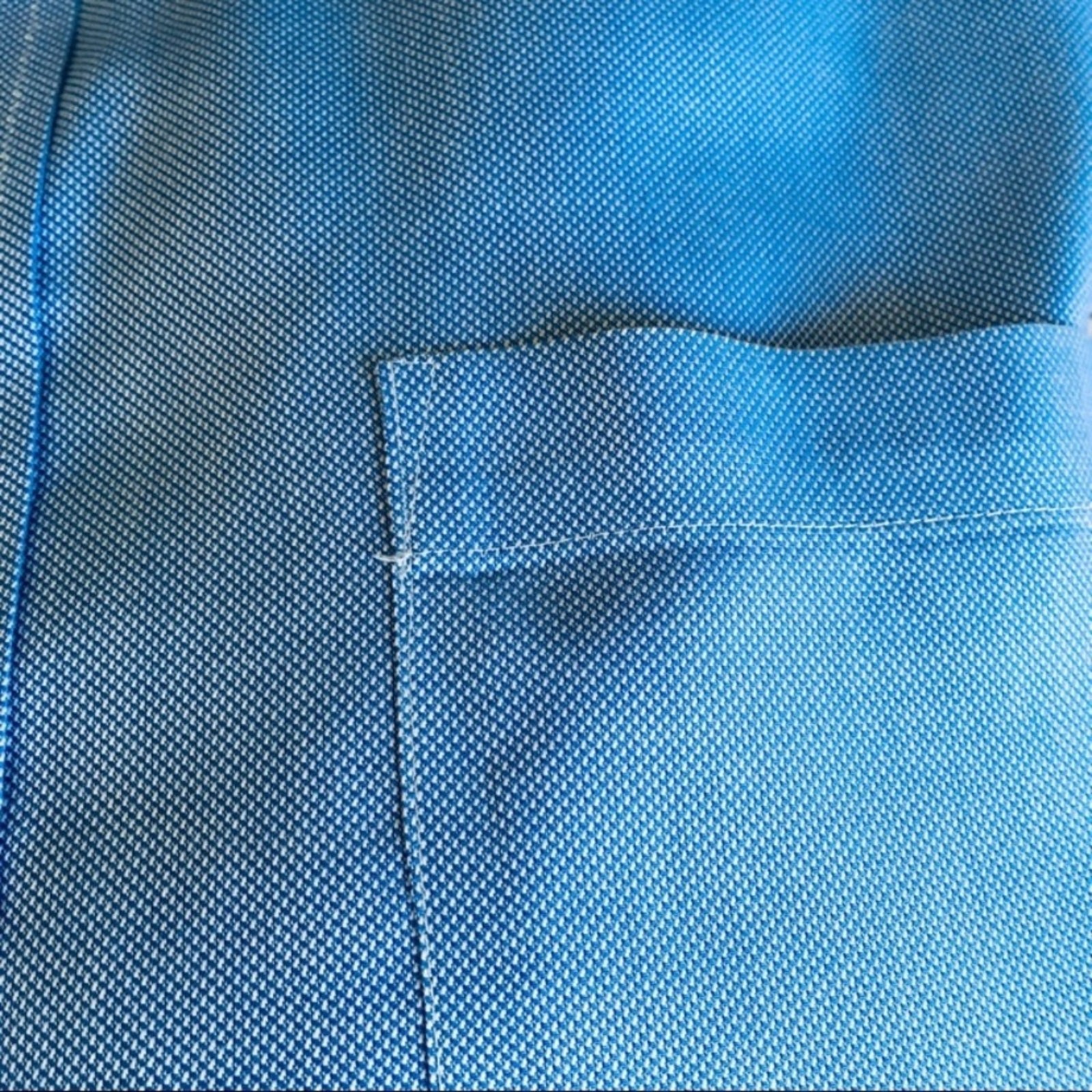 Marks & Spencer solid blue button down - image 5