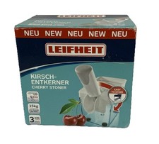 Leifheit Cherry Stoner with Pit Catcher Container Ergonomic Handle
