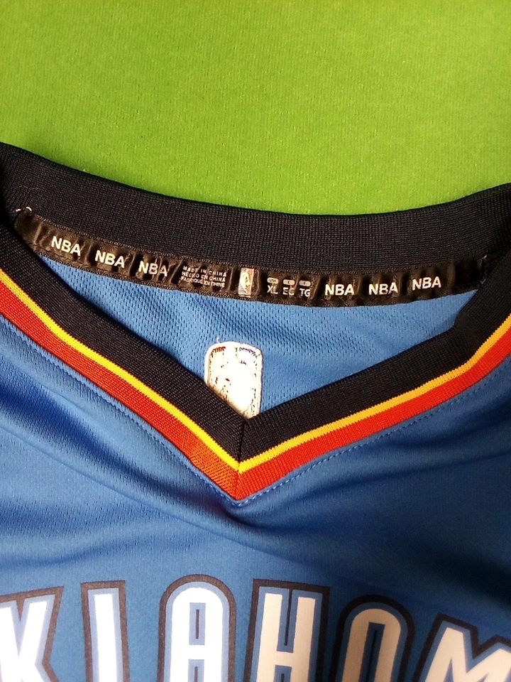 Mens XL NBA Oklahoma City Thunder #0 Westbrook Jersey - Image 3 of 4