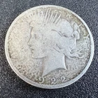 New Listing1922 Peace Silver Dollar 90% Silver - Circulated and Fair Condition