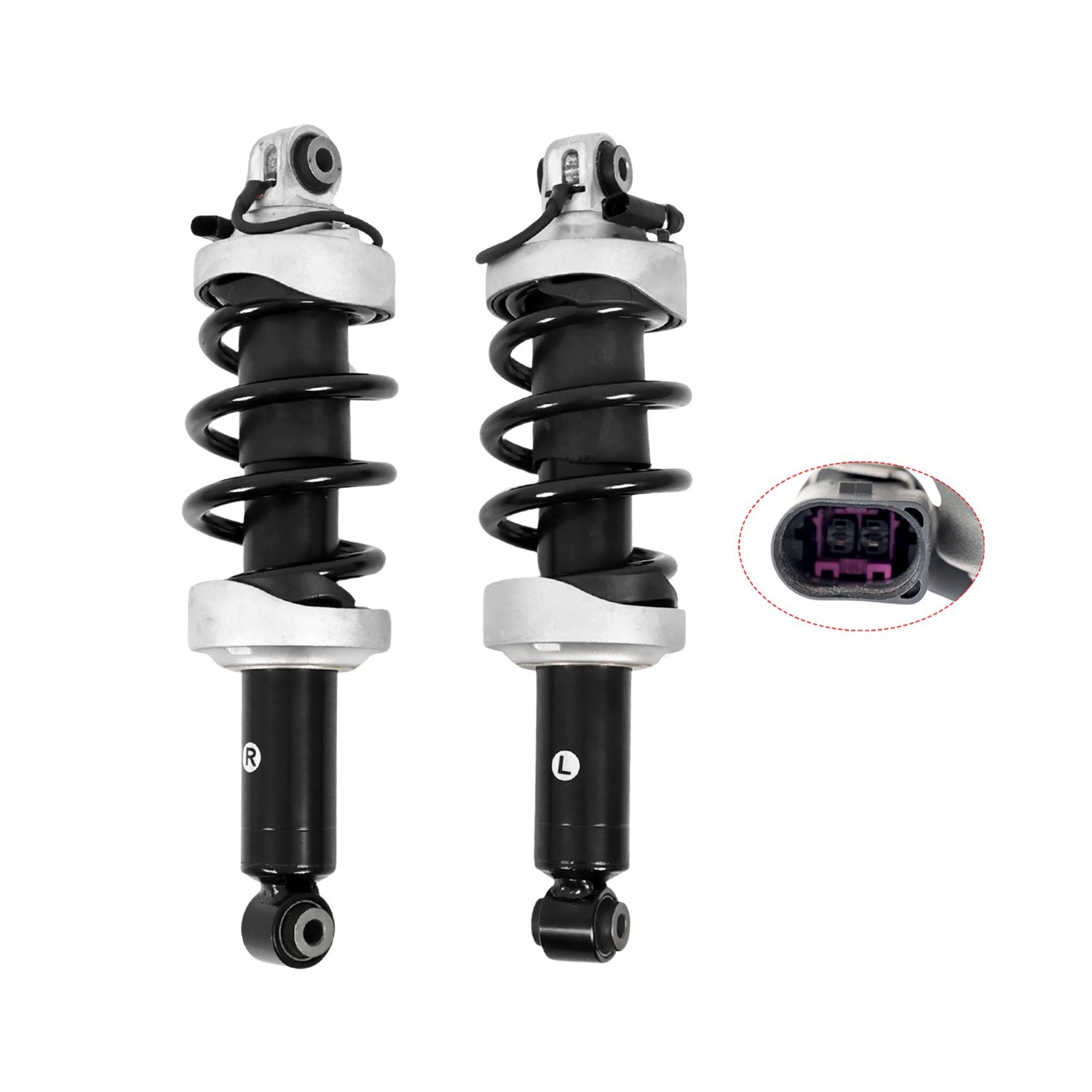 2X Front Left Right Shock Struts For Audi R8 V8 V10 4.2L 5.2L 2007-2015 Magnetic