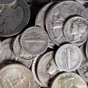 90% SILVER $1.00 FACE Value United States Mint COINS LOT PRE-1965 Junk .715 OZ—