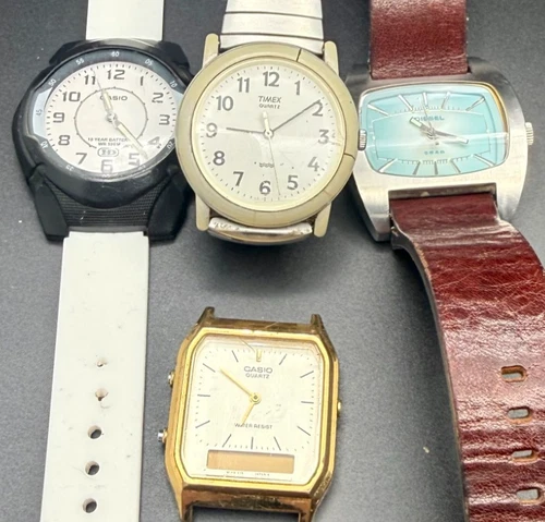 Vintage Quartz Lot– Casio HD MW-600 Casio AQ-230 Diesel & Timex Spares & Repairs