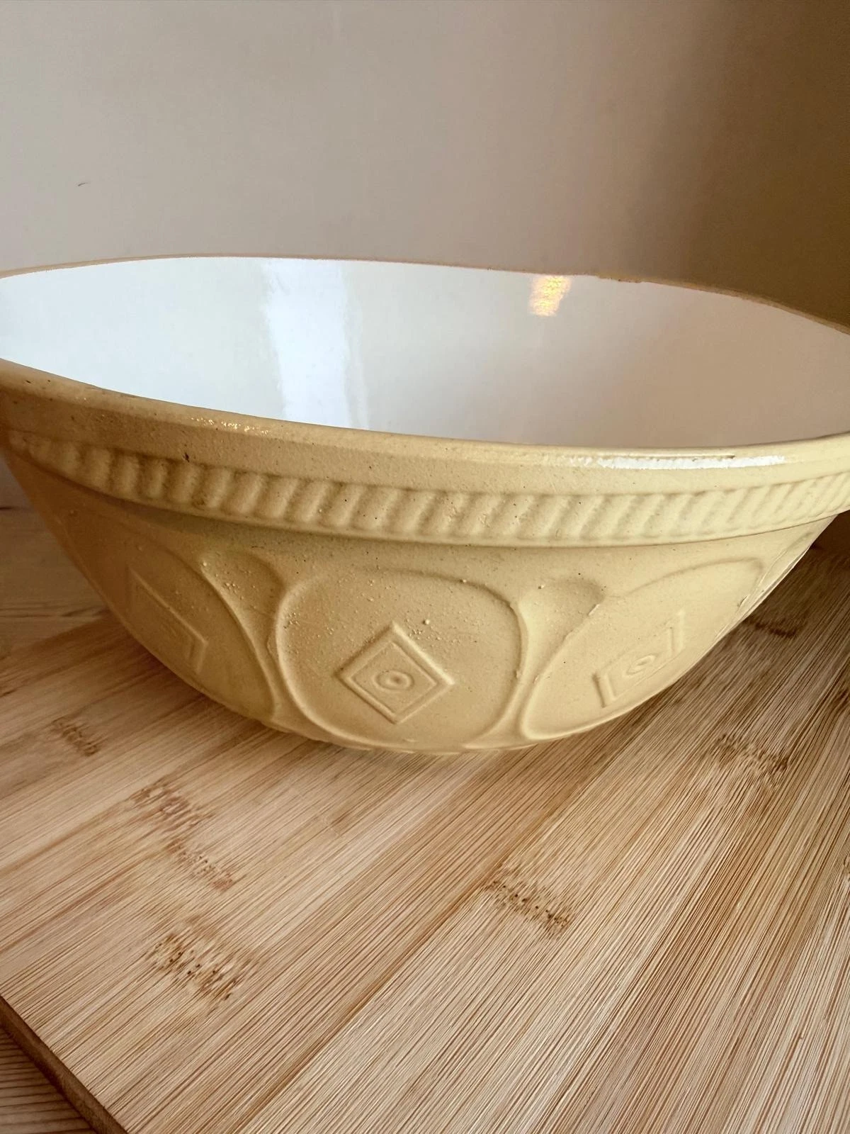 Vintage Retro TG Green & Co LTD The Easimix Cream Kitchen Mixing Bowl 1930’s 10”