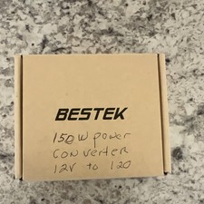 BESTEK MRI1511AU 150W Car Power Inverter DC 11-15V to 110V, 2 USB Ports