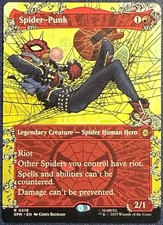 2025 Magic The Gathering Spider-Man - Spider-Punk R 0210 BORDERLESS