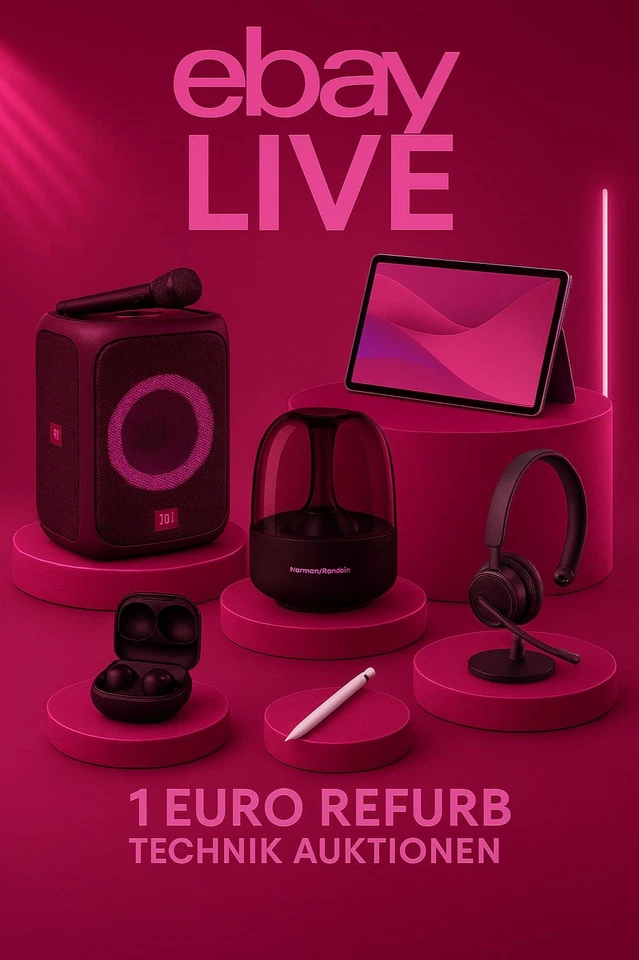 Refurbished Technik Talk m.vielen Auktionen ab 1€ Laptops, Smartphones u.a.