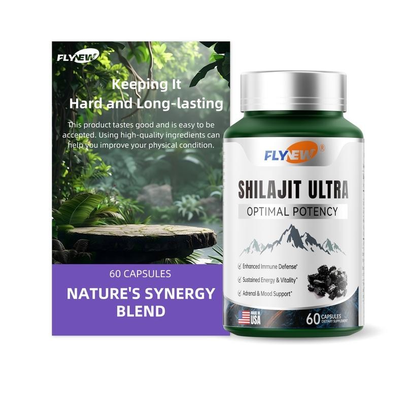 Buy 2get1 Flynew Optimal Potency Shilajit Ultra 60Capsules Made inEssential Mine
