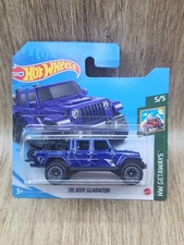 Hot Wheels 2021 HW Getaways 5/5 BLUE '20 Jeep Gladiator 117/250 Short Card 