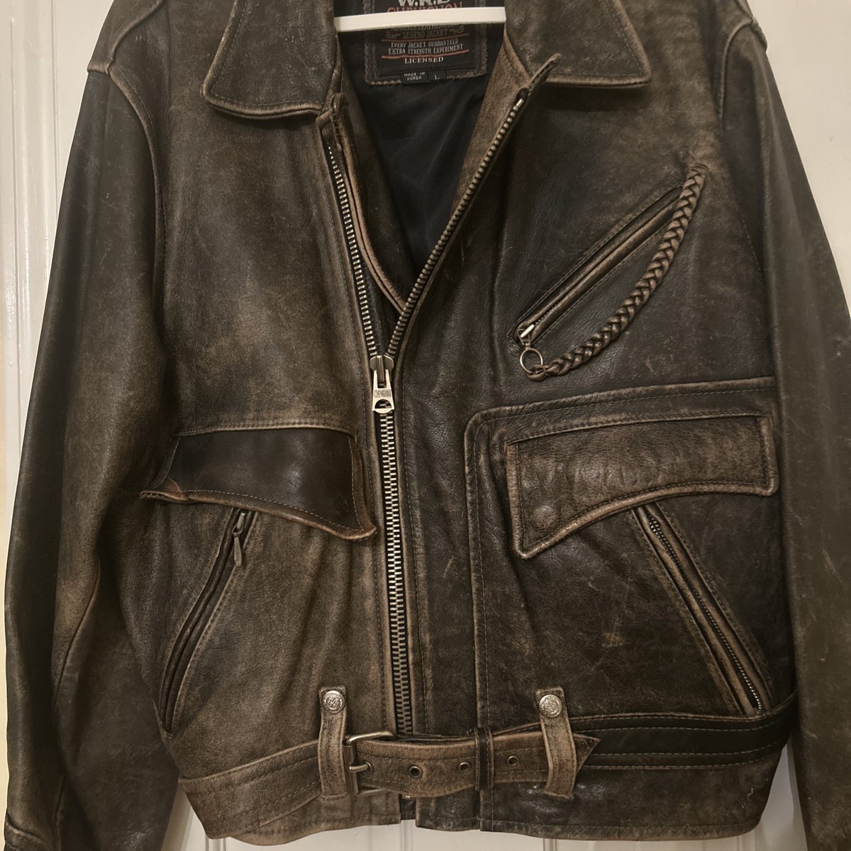 【値下げ中】 CHEVIGNON leather jacket Chevignon Leather Jacket - XXL