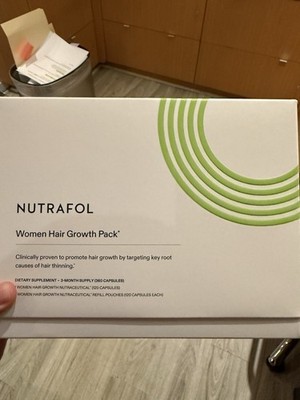 Nutrafol Women Hair Growth Pack 3-Month Capsules Gluten-Free Exp 07/26