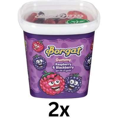 2 x Borgat Gummy Raspberry & Blackberry - free shipping
