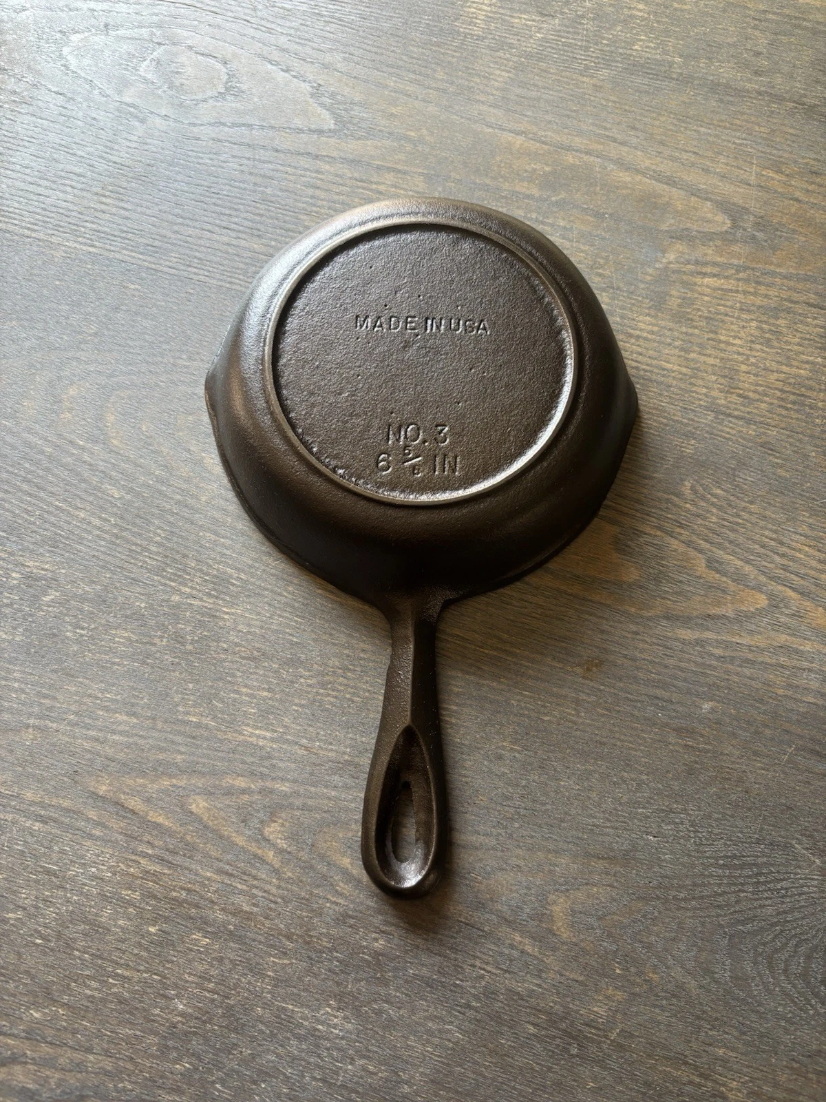 Vintage BSR Cast Iron Skillet No. 3 Century Series 6 5/8 inch Made in USA