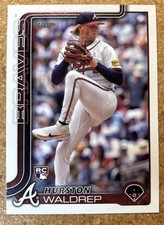 2025 Topps Series 1 Hurston Waldrep Rookie Card #253