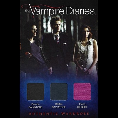 The Vampire Diaries Stefan, Elena, Damon, Rebekah, Elijah, & Klaus Wardrobe Card