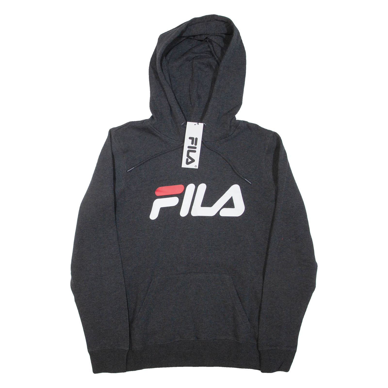 Felpa con cappuccio FILA donna grigia UK 16
