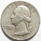 1954 Washington Quarter - 90% Silver - #11305-99