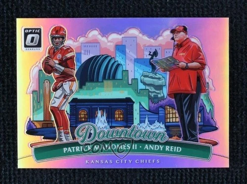 2025 Donruss Optic Andy Reid/Patrick Mahomes II Base (RAW)