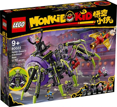 LEGO  Monkie Kid 80022 Hauptquartier der Spider Queen - NEU & OVP -