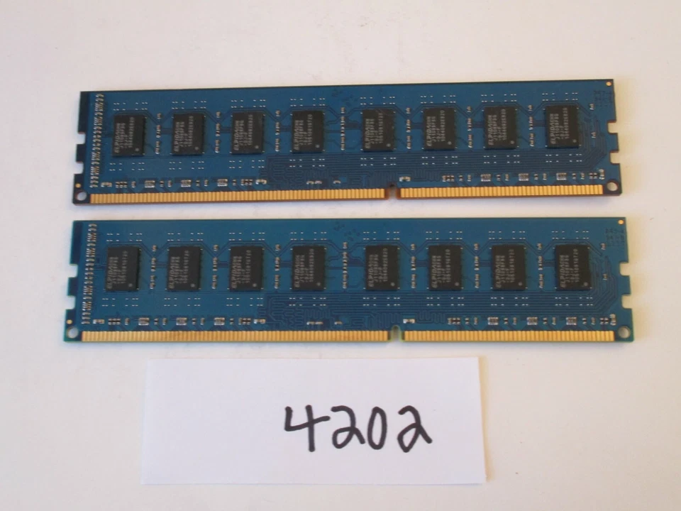 Kingston KTH9600B/2G 2x2Gb=4Gb PC3-10600 1333Mhz DDR3 Desktop Memory RAM (4202) - Image 2 of 2