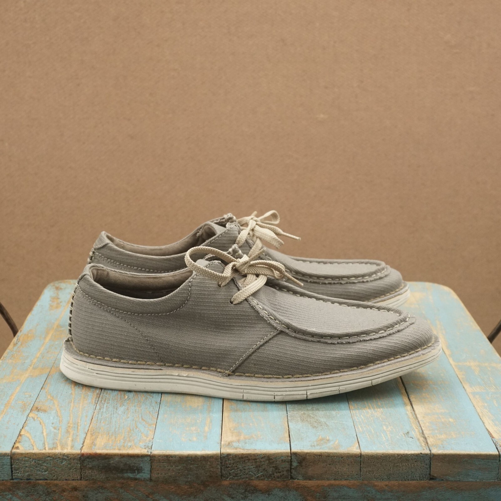 Clarks Collection Mens Run Canvas Slip On Shoes… Gem