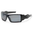 Oakley Men's Oil Rig 50mm Polished Black Polarized Sunglasses OO9081-26-203