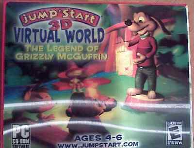 JumpStart 3D Virtual World: The Legend of Grizzly McGuffin, No, Jewel Case  Packing