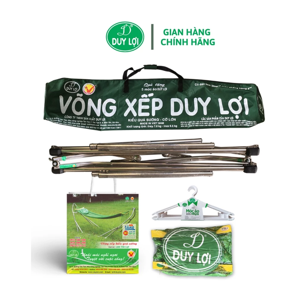 Duy Loi ハンモック　hammock DUY LOI Foldable Hammock Frame Made of Stainless Steel