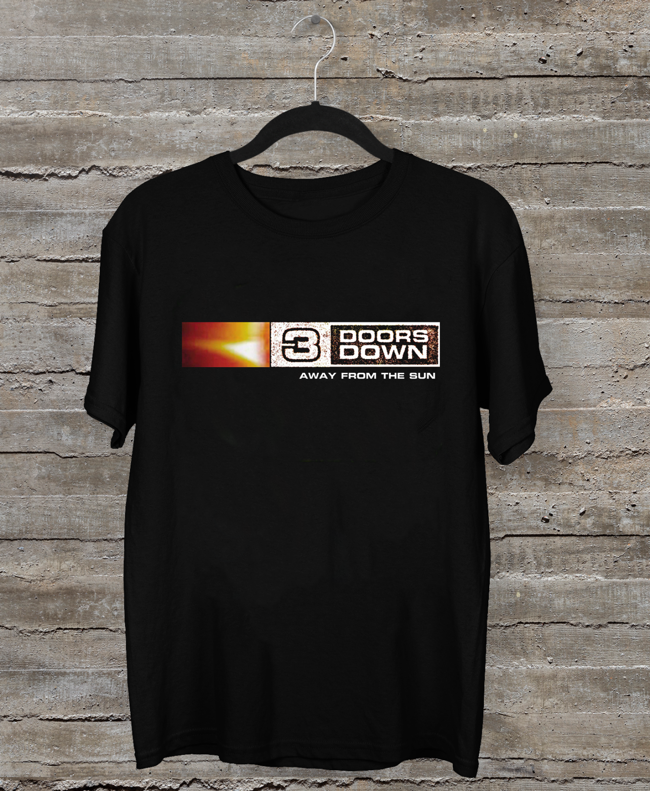 NEW 3 DOORS DOWN Away From The Sun Black All Size Gift For Fan Shirt AQ24