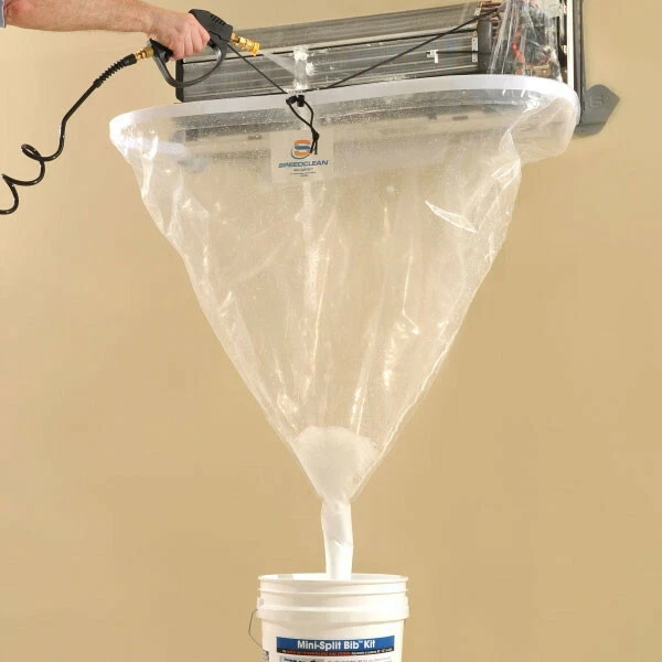 SpeedClean MSB-KIT Ductless Coil Evaporator Mini Split Cleaning Bib Kit |  eBay